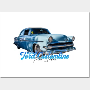 1954 Ford Customline Tudor Sedan Posters and Art